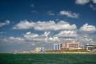USA, Florida, St. Petersburg. Hotels lining the intercoastal waterway. Art Print